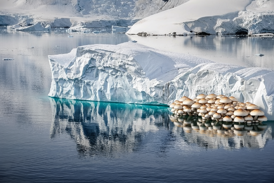 Antarctica and mushrooms: extreme life in the ice